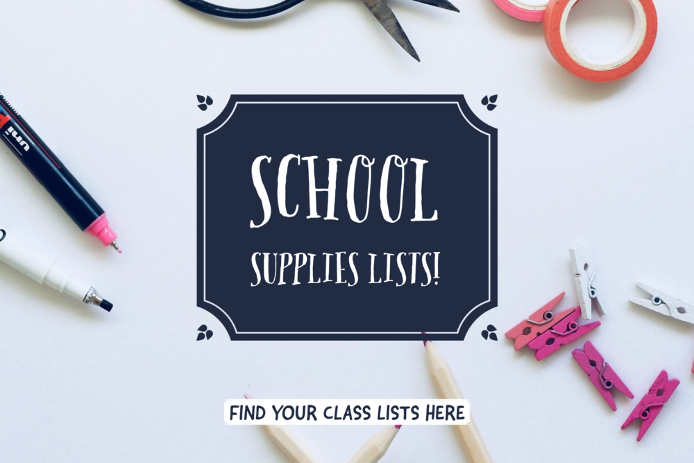 School Supply Lists
