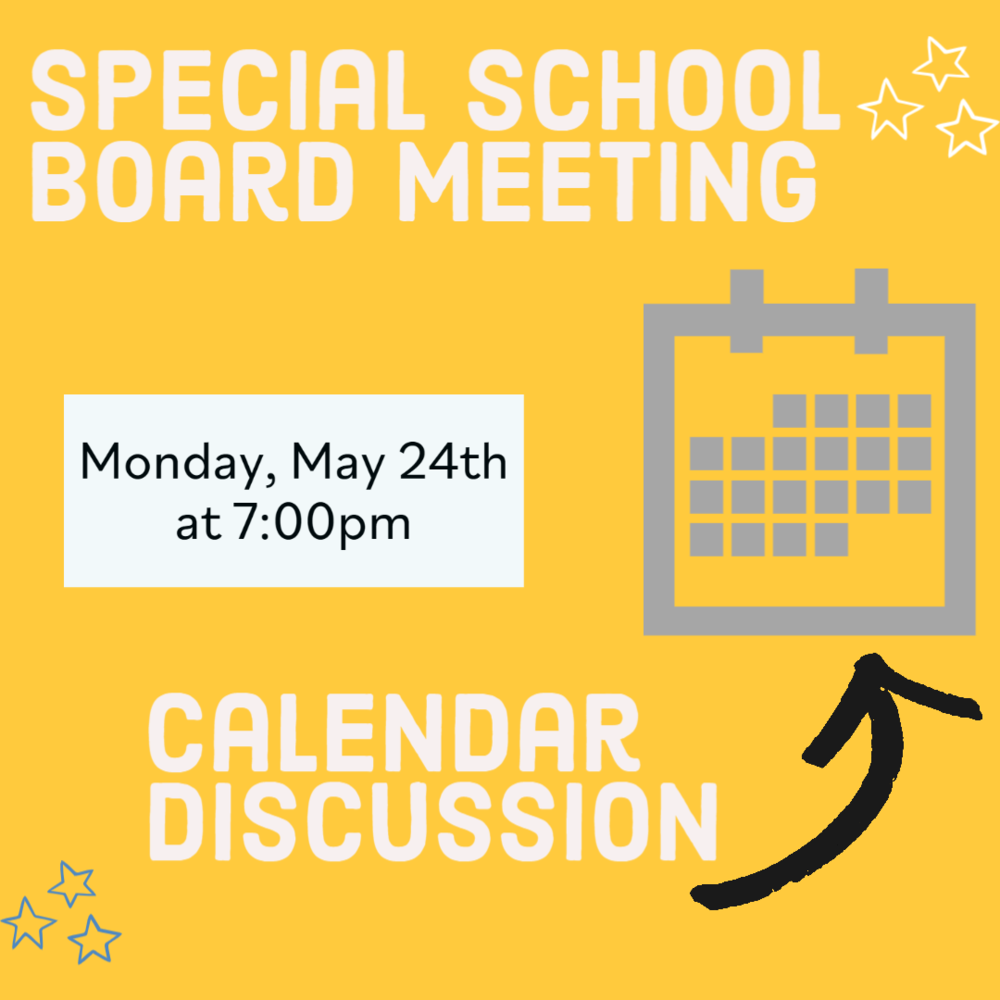 Special Board Meeting 5/24/21 - Agenda: Calendar & Salary Schedule