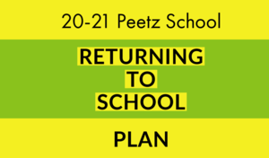 Peetz School Plans for In-Person Instruction