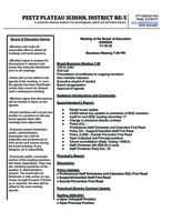 School Board Meeting Tuesday 11/19 at 7:00pm