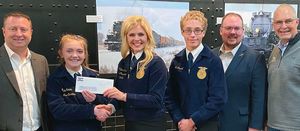 Michael K receives SAE grant money to restore tractor