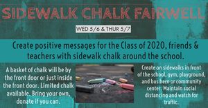 SIDEWALK CHALK FAIRWELL