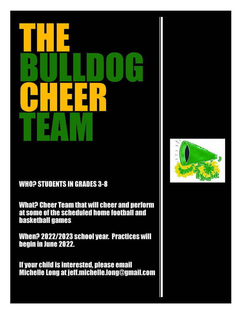 The Bulldog Cheer Team