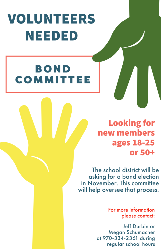 Bond Committee Volunteers wanted